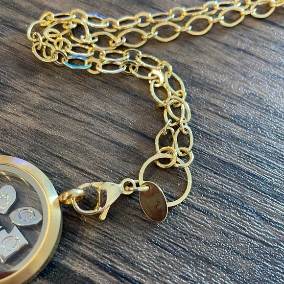 Origami Owl Charm Locket Necklace - Picture 6 of 6